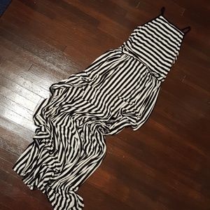 Striped maxi dress
